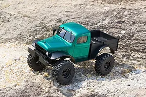 FMS FCX24 Power Wagon RC Rock Crawler Electric Brushless 1/24 Scale RTR - Green image 131806