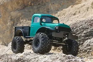 FMS FCX24 Power Wagon RC Rock Crawler Electric Brushless 1/24 Scale RTR - Green image 131808