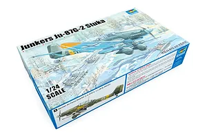 Trumpeter 1/24 Junkers Ju-87G-2 Stuka Bomber Scaled Plastic Model Kit image 131824