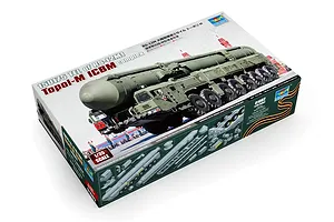 Trumpeter 1/35 15U175 TEL of RS-12M1 Topol-M ICBM Scaled Plastic Model Kit image 131835