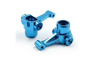 Yeah Racing Aluminium Front Steering Hubs 2Pcs - Blue