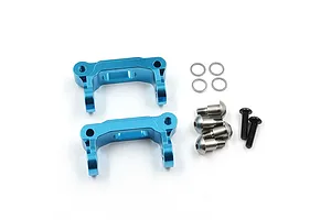 Yeah Racing Aluminium Front Hub Carriers 2Pcs - Blue