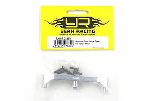 Yeah Racing aluminium front shock tower for Tamiya WR02C in original packaging with included screws.