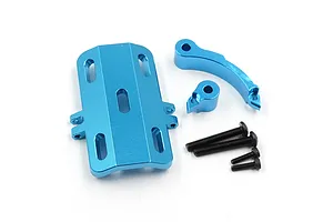 Yeah Racing Aluminium Motor Guard - Blue