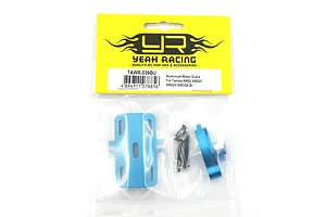 Yeah Racing blue aluminium motor guard for Tamiya WR02 in original retail packaging.