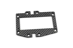 Yeah Racing Carbon Fibre 2.5mm Motor Mount Plate - Silver