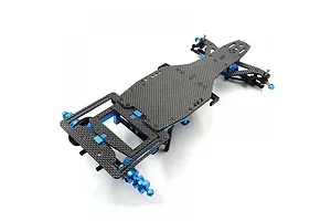 Yeah Racing Carbon Fibre 2.5mm Motor Mount Plate - Silver image 2