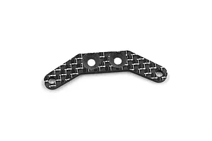 Yeah Racing Carbon Fibre 2.0mm Roll Spring Mount - Silver image 131961