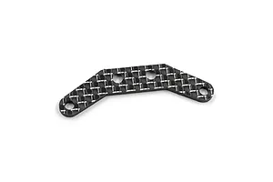 Yeah Racing Carbon Fibre 2.0mm Roll Spring Mount - Silver image 131963