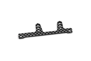 Yeah Racing Carbon Fibre 2.0mm Rear Wing Mount - Silver