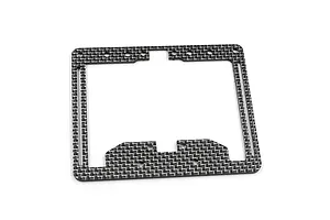 Yeah Racing Carbon Fibre 2.0mm Rear Suspension Plate - Silver image 3