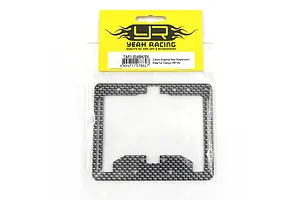 Yeah Racing Carbon Fibre 2.0mm Rear Suspension Plate - Silver image 4