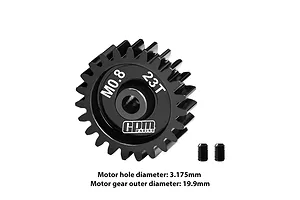 GPM Carbon Steel 23T 32dp/0.8Mod Pinion Gear