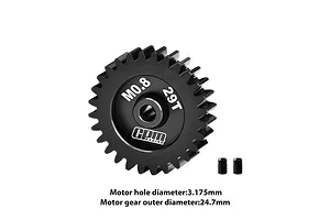 GPM Carbon Steel 29T 32dp/0.8Mod Pinion Gear