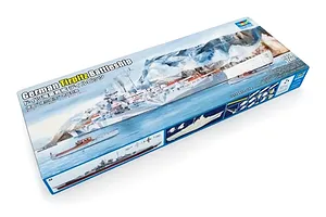 Trumpeter 1/350 German Tirpitz Battleship Scaled Plastic Model Kit image 131998