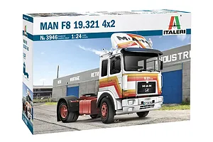 Italeri 1/24 Man F8 19.321 Truck Scaled Plastic Model Kit image 132016