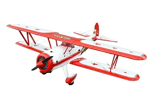 Seagull RC Plane Red Barron Pizza Squadron's Stearman 1.8m Warbird Kit - White/Red image 132022