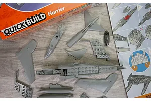 Airfix Harrier Jet Plastic Quickbuild Plastic Model Kit image 132099