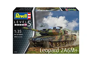 Revell 1/35 Leopard 2A6M+ Tank Scaled Plastic Model Kit image 132131