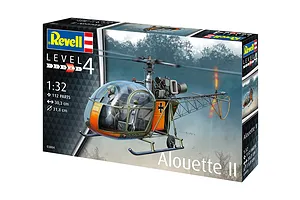 Revell 1/32 Alouette II Helicopter Scaled Plastic Model Kit image 132135