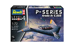 Revell 1/72 Arado Ar E.555 P-Series Bomber Scaled Plastic Model Kit image 132143