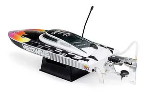 Pro Boat Recoil 2 Heatwave 18" Deep-V Brushless Electric RTR RC Speed Boat - White image 132189