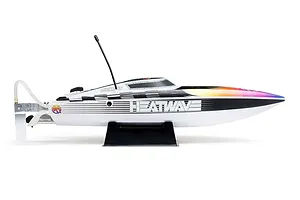 Pro Boat Recoil 2 Heatwave 18" Deep-V Brushless Electric RTR RC Speed Boat - White image 132191