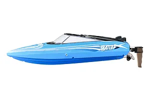 UDI 13" Skater Deep V Electric RC Boat - Blue image 132206