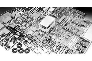 Revell 1/24 Mercedes Schlingmann TLF 16/25 Firetruck Scaled Plastic Model Kit image 132264