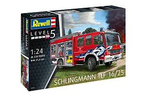 Revell 1/24 Mercedes Schlingmann TLF 16/25 Firetruck Scaled Plastic Model Kit image 132265