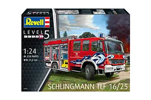 Revell 1/24 Mercedes Schlingmann TLF 16/25 Firetruck Scaled Plastic Model Kit image 132266