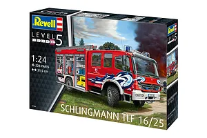 Revell 1/24 Mercedes Schlingmann TLF 16/25 Firetruck Scaled Plastic Model Kit image 132267