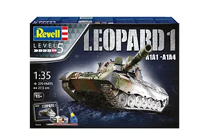Revell 1/35 Leopard 1 A1A1-A1A4 Tank Scaled Plastic Model Gift Set Kit image 132274