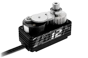 Power HD Silver Aluminium D12 Low Profile HV Coreless 12.5kg 7.4v Metal Geared Servo image 132317