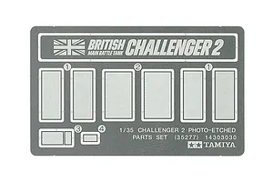 Tamiya 1/35 Challenger 2 Photo Etched Parts Set image 132429