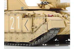 Tamiya 1/35 British MBT Challenger 2 (Desertised) Tank Scaled Plastic Model Kit image 132431