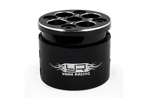 Yeah Racing Aluminium Adjustable Shock Absorber Refilling Holder - Black image 132471