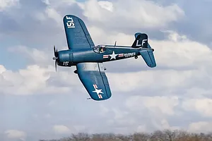 E-Flite RC Plane F4U-4 Corsair 1.2m Warbird BNF Basic with AS3X and Safe Select Technology image 132572