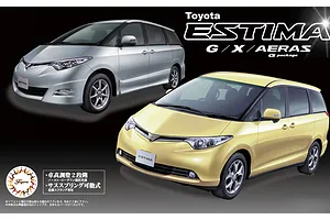 Fujimi 1/24 Toyota Estima G/X/Aeras G MPV Scaled Plastic Model Kit image 132589