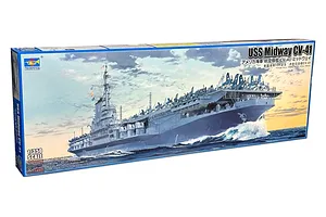 Trumpeter 1/350 USS Midway CV-41 Aircraft Carrier Scaled Plastic Model Kit image 132591