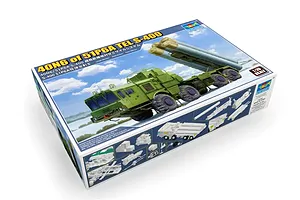 Trumpeter 1/35 Russian 40N6 of 51P6A TEL S-400 Truck Scaled Plastic Model Kit image 132603