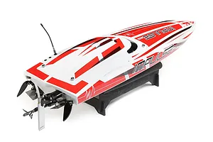 Pro Boat Impulse 32" Deep-V Brushless Electric RTR RC Speed Boat - White/Red image 132709