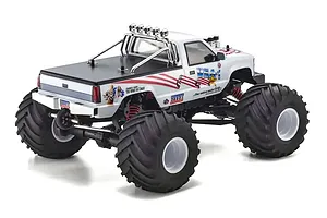 Kyosho USA-1 VE RC Monster Truck Electric Brushless 4WD 1/8 Scale RTR - White image 132751