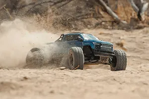 ARRMA Big Rock 223S DSC RC Monster Truck Electric Brushless 4WD 1/10 Scale RTR - Blue image 132765