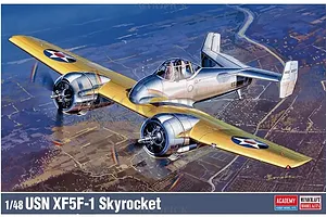 Academy 1/48 USN Grumman XF5F-1 Skyrocket Scaled Plastic Model Kit