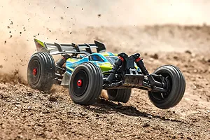 ARRMA Typhon 223S BLX RC Buggy Electric Brushless 4WD 1/8 Scale RTR - Blue image 132991