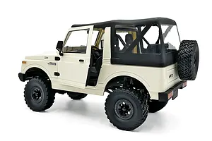 WPL C74-1 Suzuki Jimny JA11C Soft Top RC Rock Crawler Electric 4WD 1/10 Scale RTR - White image 133004