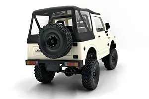 WPL C74-1 Suzuki Jimny JA11C Soft Top RC Rock Crawler Electric 4WD 1/10 Scale RTR - White image 133006