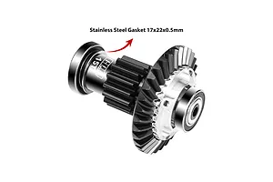 GPM Carbon Steel 32T/10T Rear Diff and Input Gear Set 2Pcs image 3