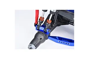 GPM Aluminium Lower Shock Mount - Red image 3